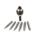 thumbnail image 2 of WorkPro Quick Change Bit Set -7 Piece,Quick Change Chuck & 2 Inch Cr-V Screwdriver Bits, 2 of 5