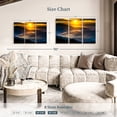thumbnail image 4 of Elephant Stock Sunrise Over Smoky Mountains Wall Art - Horizontal Multi Panel Canvas - Living Room Wall Decor - Nature Multi Panel - Orange And Blue Decor - 38" x 24", 4 of 8