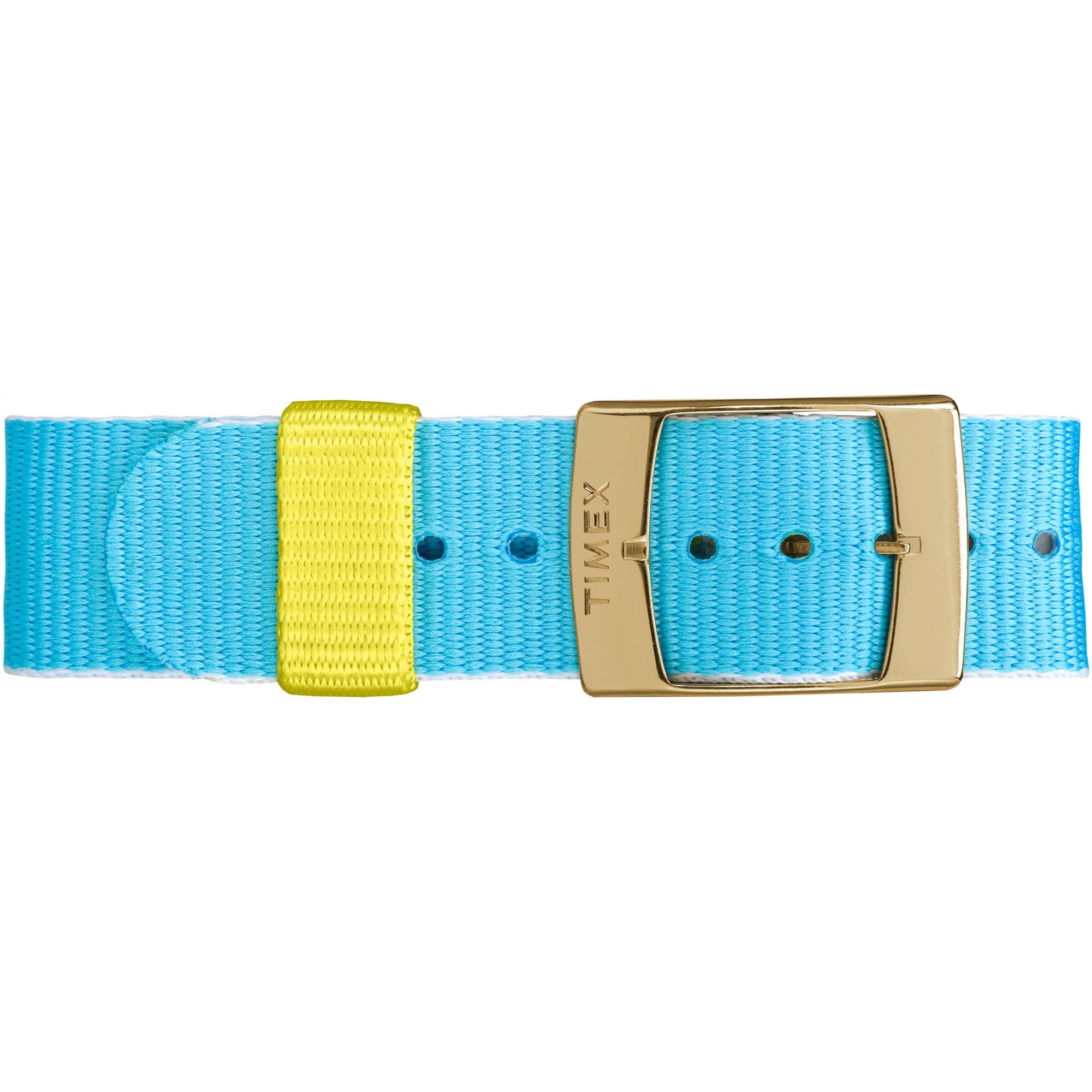 Women's Weekender Watch, White Swirl Nylon Slip-Thru Strap