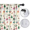 thumbnail image 4 of Blackout Kids Curtains,Beige Christmas Santa Pattern Childrens Insulated Curtains Set Of 2,Bedroom Essentials,Toddler Room Decor 42"x54", 4 of 5