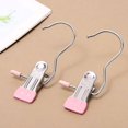Weerihhol Space Saving Clothespin Hat Pants Storage Hanging Travel Hook