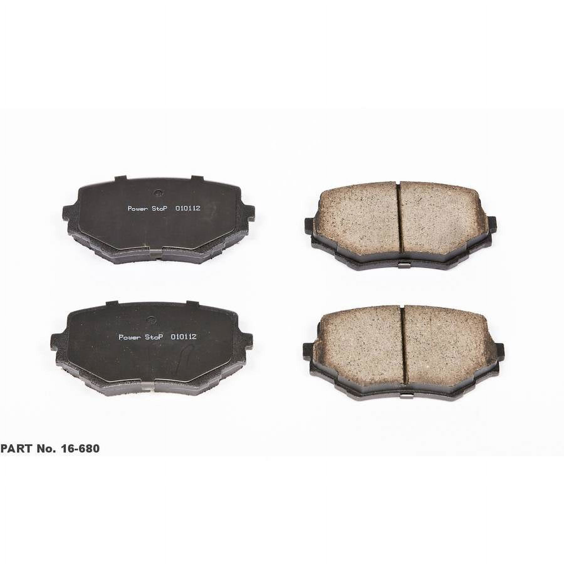 Power Stop Front Z16 Evolution Ceramic Brake Pads 16-680 Fits 2001 Suzuki Grand Vitara