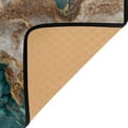 thumbnail image 4 of Area Rug Indoor 80"x58"in Non-Slip Wear Resistant Floor Mats Soft Large Carpets for Living Room Bedroom Home Decor Turquoise and Gold Marble, 4 of 7