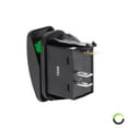 thumbnail image 4 of 5pc 12V DC 20A 3-Pin SPST LED On/Off Rocker Switch Kit - GREEN, 4 of 4