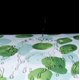 thumbnail image 3 of Cortina de ducha de tela para baño, juego de cortinas de ducha de guijarros azules con 12 ganchos, resistente al agua, 72 x 72 pulgadas (verde), 3 of 5
