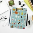 thumbnail image 7 of FMSHPON Dog Corgi Childish Cat Clipboard Hardboard Wood Nursing Clip Board and Pull for Standard A4 Letter 13x9 inches, 7 of 7