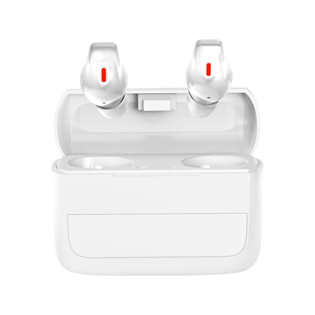 Auriculares Inalámbricos Bluetooth, Auriculares de Juego con Baja Latencia 5.2 Control Táctil Cancelación de Ruido, Auriculares Inalámbricos Bluetooth Ipx5 para Juegos Deportivos Trabajo Blanco