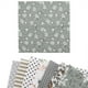 thumbnail image 5 of 7 piezas de tela de algodón de 25 x 25 cm, precortadas, para manualidades, con cuadrados surtidos, para ropa de cama, en cuartos, serie gris, 5 of 14