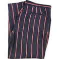 thumbnail image 2 of RALPH LAUREN $115 Womens New 1048 Navy Striped Pants 6 B+B, 2 of 2