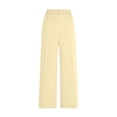 thumbnail image 5 of Womens Work Pants Wide Leg Pants Woman High Waist Straight Leg Trousers Womens Comfy Fashion Clothing with Pockets and Zipper Fly, 5 of 6