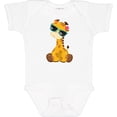 thumbnail image 3 of Inktastic Giraffe With Blue Sunglasses, Cute Giraffe Boys or Girls Baby Bodysuit, 3 of 5