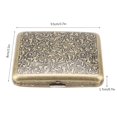 thumbnail image 1 of Caja Metal Retro para Caja de Cigarrillos, 20 Piezas de Tabaco, Duradero, Clip de Resorte de Doble Cara, dise?o Especial, Almacenamiento de Cigarrillos, Material de Bronce, 7 Estilos (King Size)(#3) Ecomeon no, 1 of 4