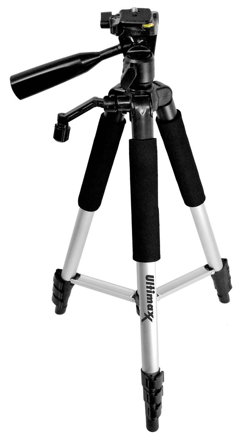 professional 57-inch tripod 3-way panhead tilt motion for all cameras!! new!!