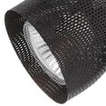 thumbnail image 4 of Round Metal Mesh Shade Track Light Head and Frame, Black- Saltoro Sherpi, 4 of 5