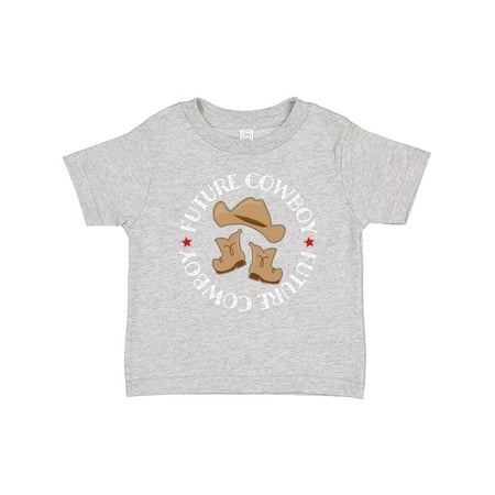

Inktastic Future Cowboy Hat and Boots Boys Baby T-Shirt
