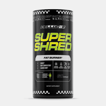 Cellucor Super Shred Fat Burner, 60 Capsules (30 Servings)