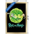 thumbnail image 3 of Rick And Morty - Portal Wall Poster, 14.725" x 22.375", Framed, 3 of 3