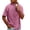 Pink |#3, variant on Mens Quarter Zip Pullover Vintage Distressed Stand Collar Polo Denim Sweatshirts Loose Casual Mock Neck Golf Shirts (Army Green,M)