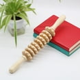 thumbnail image 2 of Wood Massager Roller Handheld Massage Trigger Point Muscle Release Roller Stick Massager, 2 of 7