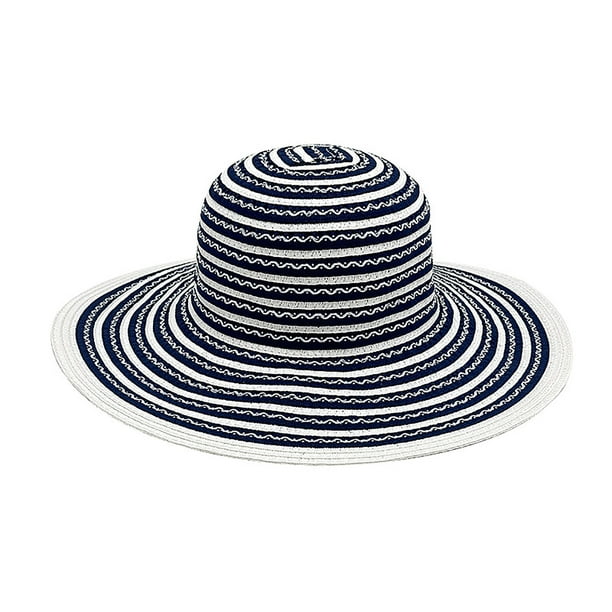 Sombreros de ala ancha para mujer, sombrero plegable para vacaciones en la playa, sombrero grande para protección solar y sombreado, sombrero para mujer