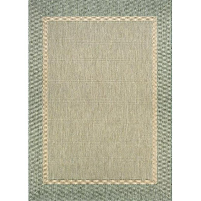 Couristan 55261812020037T 2 x 3 ft. x 7 in. Recife Stria Texture Rug, Natural & Green