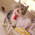 thumbnail image 4 of Zeiwohndc Dog Cats Chefs Costume Set Cosplay Halloweens Party Cook Outfit Pet Clothing, 4 of 13