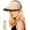 Beige, variant on Sun Hats Visor for Women, Straw Beach Hat Adjustable Wide Brim Ponytail Packable for Summer Travel UPF 50+