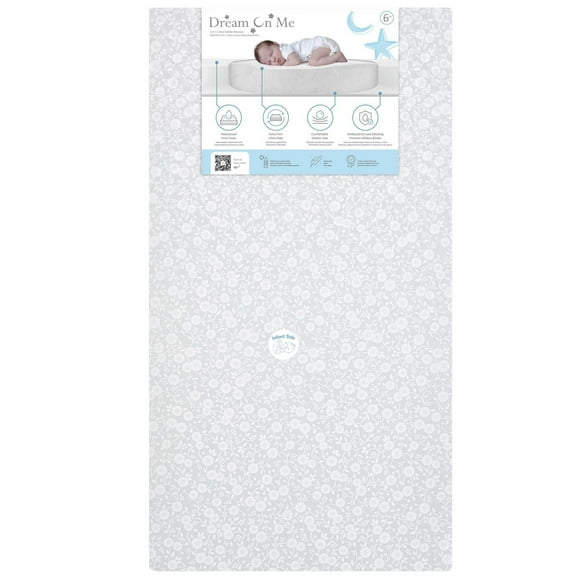 Rêve Sur Moi Petit Bébé 6 Pouces Pleine Grandeur Ferme Mousse Berceau et Enfant en bas Âge Lit Matelas, Modèle # 6E6GL