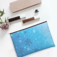 thumbnail image 6 of Hirioo Winter With Snowflakes for Paper Reusable Cosmetic Bag Zipper Encouragement Travel Pouch Toiletry Bag for Women Girls, 6 of 7
