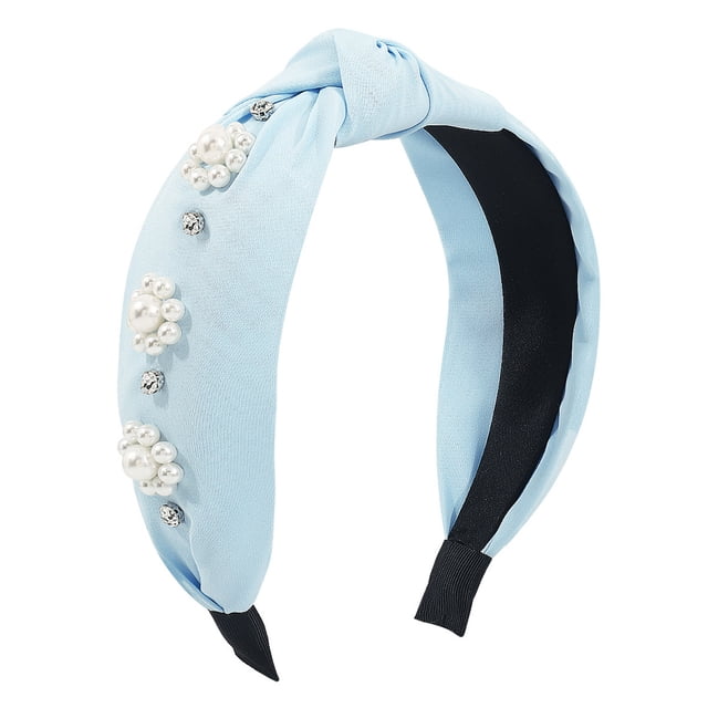 1 diadema para mujer, diadema con nudo, turbante, diadema vintage, aros elásticos para el pelo, accesorios de moda para mujeres y niñas