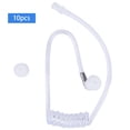 thumbnail image 1 of Acoustic Coil Tube  Coil Tube  Replacement Acoustic Coil Tube   Talkie Acoustic Coil Tube   Headset Acoustic Coil Tube 10Pcs Replacement  Acoustic Air Coil Audio Tube With Earbuds, 1 of 8