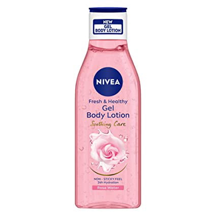 Mystisk Opsætning overraskende NIVEA Rose Water Gel Body lotion, Soothing Care for 24H hydration,  Non-Sticky & fast absorbing Body lotion for fresh and healthy skin, 200 ml  - Walmart.com