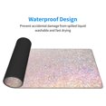 thumbnail image 5 of Disketp Gaming Mouse Pad Glitter Light Pearl Pattern Large Mouse Mat Long Extended Desk Pad Non-Slip Rubber Mice Pads Stitched Edges Thin Pad (11.8x31.5 Inch), 5 of 9