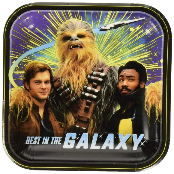 Platos de papel para postres American Greetings Solo: A Star Wars