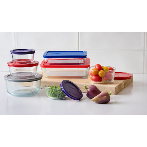 Pyrex Simply Store Glass Bakeware Set, 14 Piece