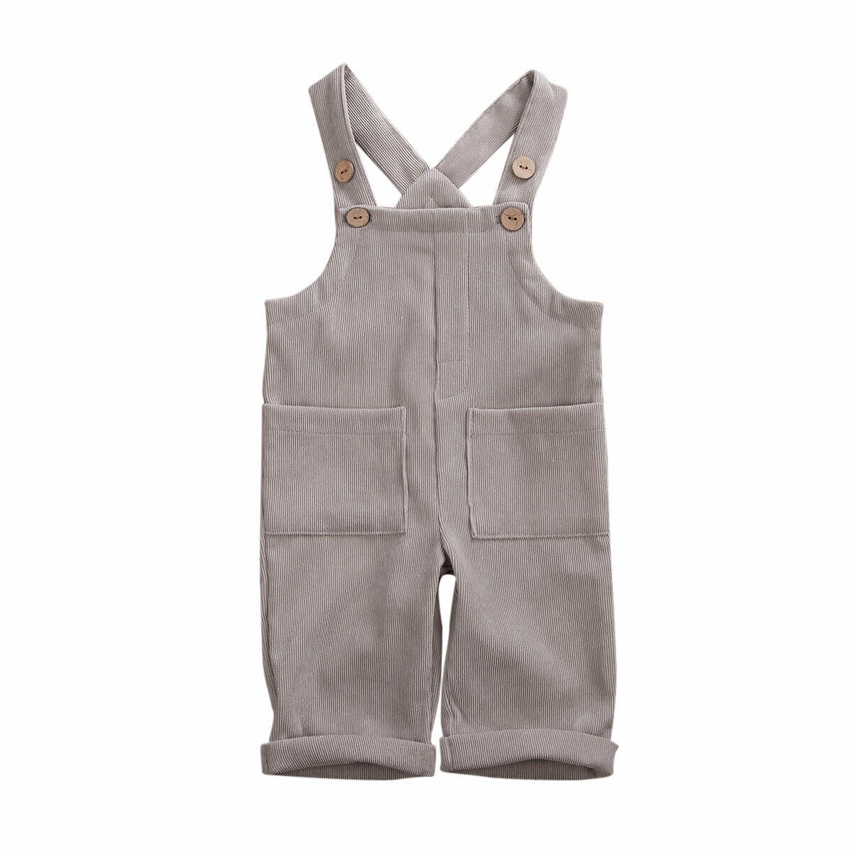 luethbiezx Toddler Baby Girl Corduroy Romper Overalls Jumpsuit Bodysuit Clothes