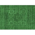thumbnail image 1 of Ahgly Company Indoor Rectangle Abstract Emerald Green Modern Area Rugs, 2' x 5', 1 of 4