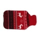thumbnail image 1 of Bolsa de agua caliente para aliviar el dolor, bolsa de agua caliente grande de goma de 1 litro para calentar el cuerpo, cubierta tejida, botella de agua caliente, tecnología avanzada, 1 of 12