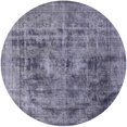 thumbnail image 1 of Ahgly Company Machine Washable Indoor Round Industrial Modern Grape Purple Area Rugs, 3' Round, 1 of 7