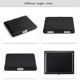 thumbnail image 4 of Yazoeia Saxophone Reeds Case,PU Leather Cover Black Saxophone Clarinet Container Box Case with Slots for 6pcs Reeds CJC912-108663, 4 of 9