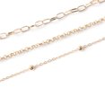 thumbnail image 3 of Jusqu'à 65 % de Réduction sur les Colliers SMihono pour Femmes Mode Multicouche Géométrique Couture Perle Collier Lettre, 3 of 3