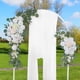 thumbnail image 1 of Guirnalda de flores artificiales Colco para boda y decoración del hogar Blanco, 1 of 7