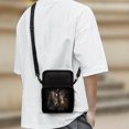thumbnail image 3 of CHAQLIN Crossbody Bag for Travel, Double Layer Lightweight Crossbody Bags for Men Horse Pattern Design Coin Bags, 3 of 8