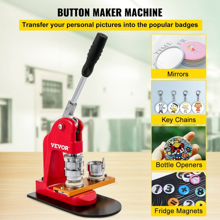 120*50mm Rectangle Magnet button maker machine on hot sale