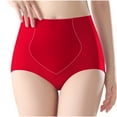 thumbnail image 2 of Kmdttou Period Underwear for Women's Ladies Comfortable Ice Shreds Cool Large Size Abdominal Contraction Panties Hight Waiste Underpants (Available in Plus Size), 2 of 7