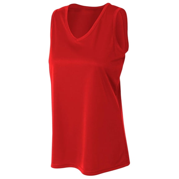 A4 Athletic Tank For Women in Scarlet | NW2360