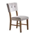 thumbnail image 2 of Armless Chairs Tufted Back Dining Chairs Set of 2 Kitchen Dining Furniture Classic Style, 2 of 5