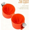 thumbnail image 3 of Egg Shell Opener, 2026 Upgraded Egg Shell Cutter, Handheld Egg Opener for Hard Boiled Eggs, Egg Cracker Tool for Raw Eggs, Stainless Steel Eggshell Breaker Egg Shell Cutter (1, Orange), 3 of 6