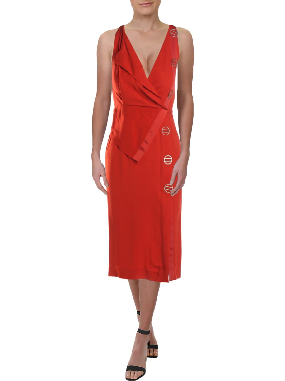 dion lee red dress