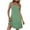 Green, variant on Nmnitkp Summer Dresses for Women 2025 Sleeveless Tank Dress Crewneck Solid Color Basic A Line Casual Short Mini Dresses with Pockets Green,XL